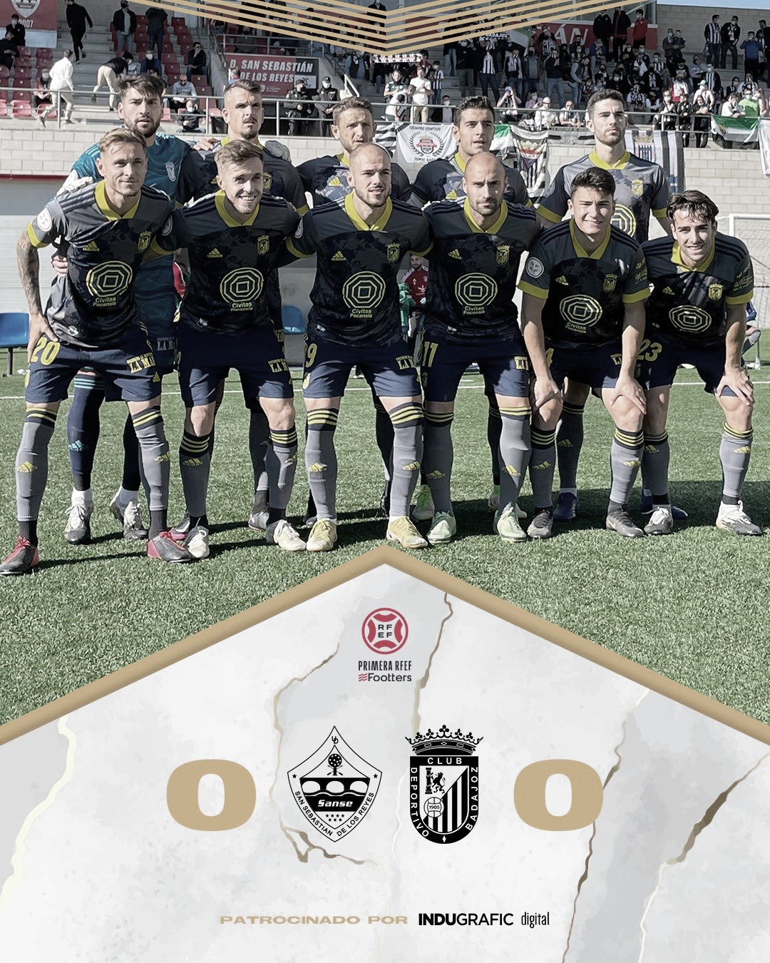 El CD Badajoz, primer equipo que puntúa en Matapiñonera