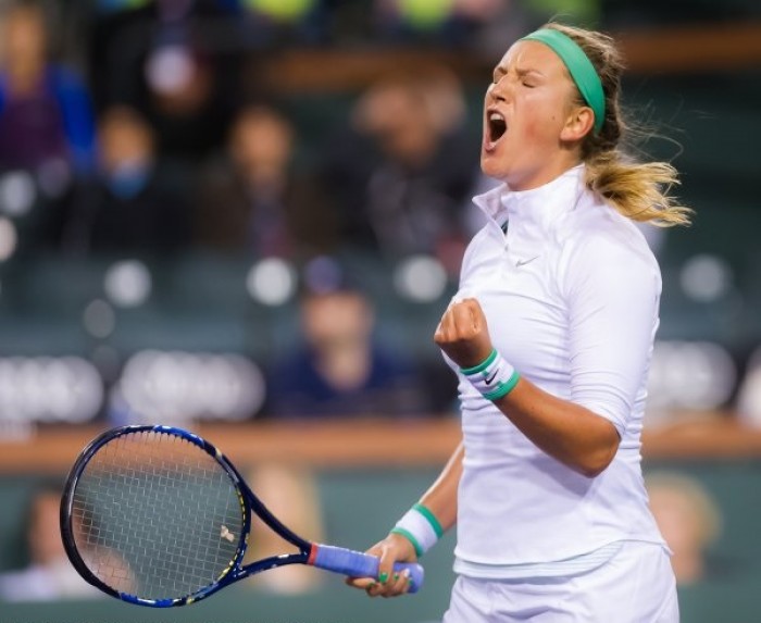 WTA Indian Wells: Victoria Azarenka Powers Past Resilient Zhang Shuai In Straight Sets