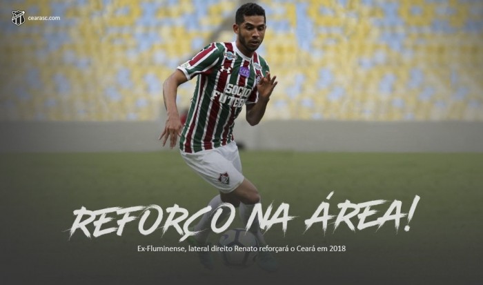 Ceará acerta contratação do lateral-direito Renato, ex-Fluminense