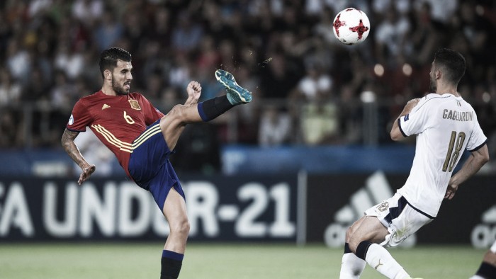 España - Italia: puntuaciones España, semifinal euro sub-21