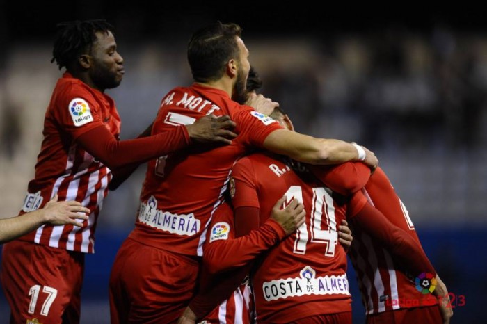 Lorca - Ud Almería: puntuaciones Almería; jornada 25 de La Liga 1|2|3