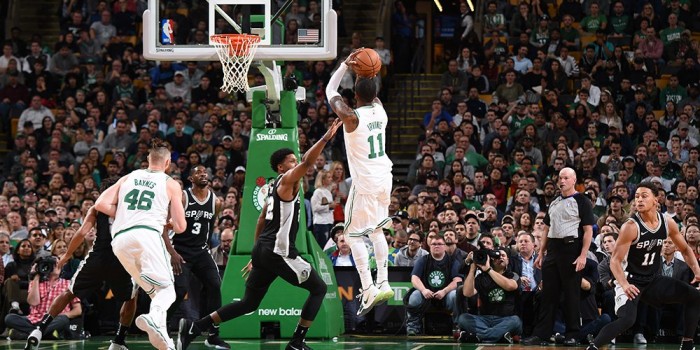 NBA - Irving ed i Celtics travolgono gli Spurs, Minnesota espugna Miami
