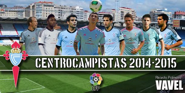 Real Club Celta 2014/2015: centro del campo