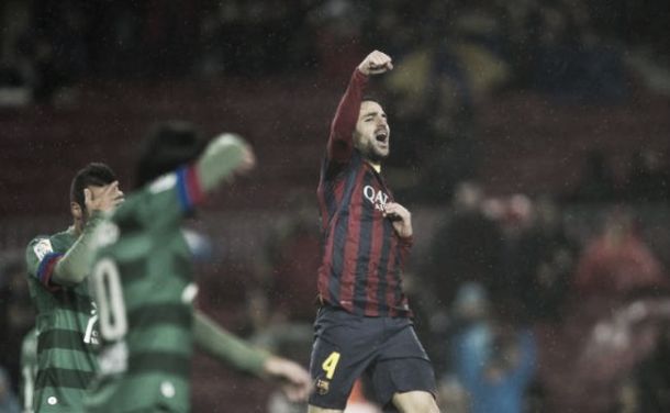 Barcelona - Levante: puntuaciones del Levante, vuelta de los cuartos de final de la Copa del Rey