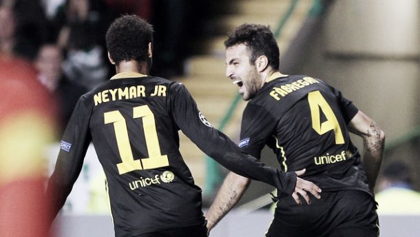 Neymar e Iniesta se bastan ante un correoso Celtic
