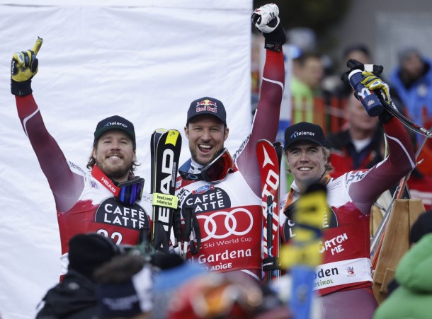 Alpine Skiing: Norwegian Podium Sweep In Val Gardena Super-G, Gut Wins Val d'Isère Combined