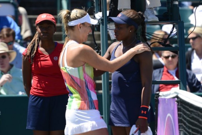 WTA Charleston: Sloane Stephens Progresses to Final as Angelique Kerber Retires
