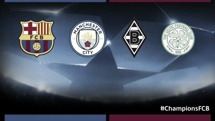 City, Celtic y Mönchengladbach, rivales del Barcelona en la Champions