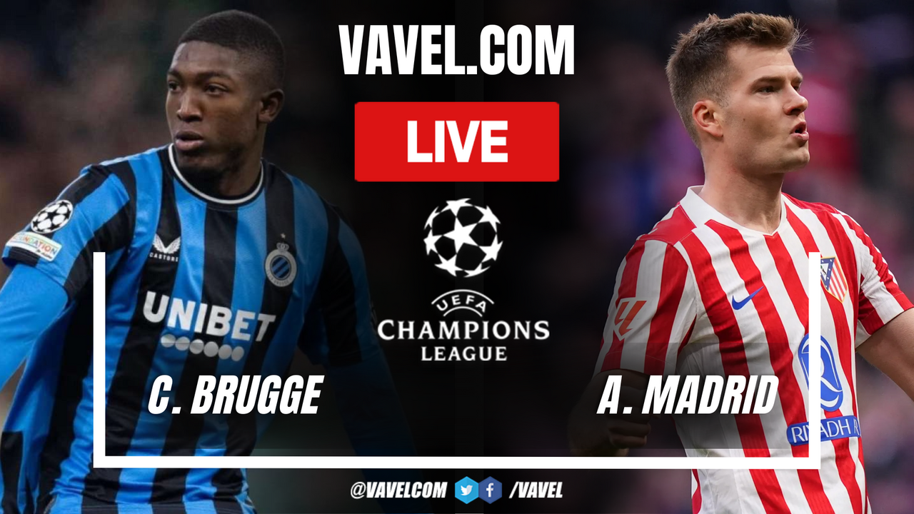 Club Brugge vs Atlético Madrid LIVE Score Updates: Alvarez scores! (0-1)