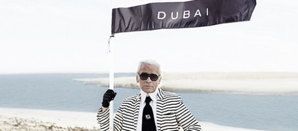 Karl Lagerfeld y su particular oasis en Dubai