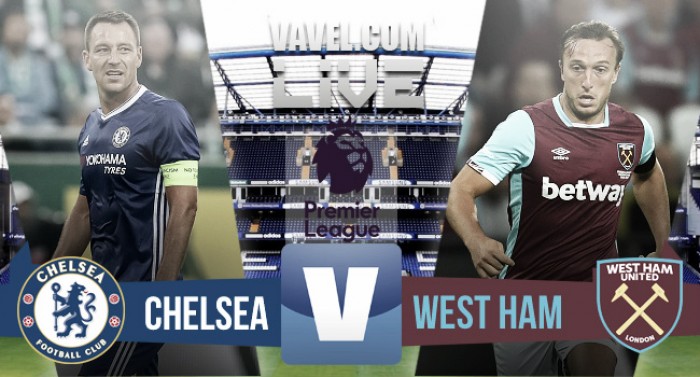 Chelsea 2-1 West Ham United : As it happened