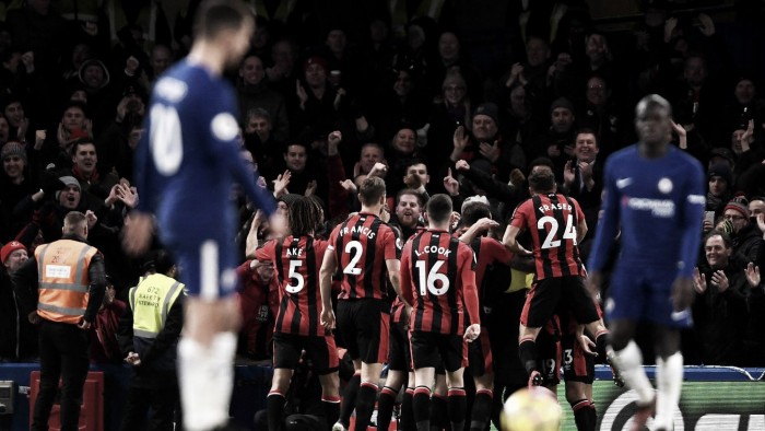 El Bournemouth asalta Stamford Bridge ante un apático Chelsea