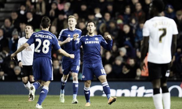 Derby County 1-3 Chelsea: Blues reach the semi-finals of the League Cup