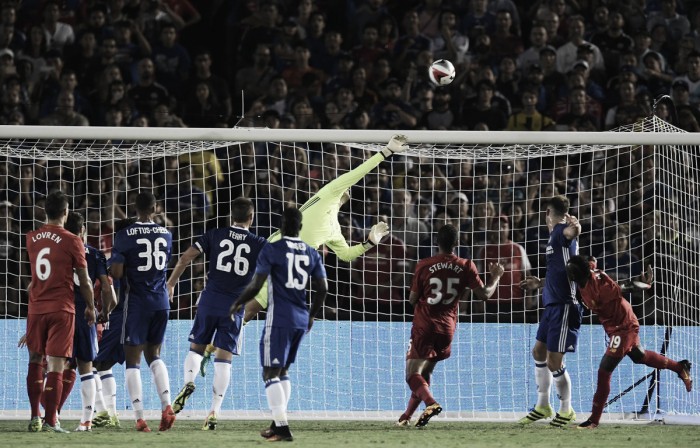International Champions Cup: 10-men Chelsea hang on to defeat Liverpool