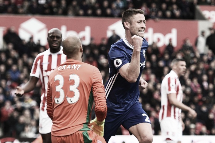 Premier League - il Chelsea vince ancora: Cahill fa 2-1 all'ultimo respiro sul campo dello Stoke