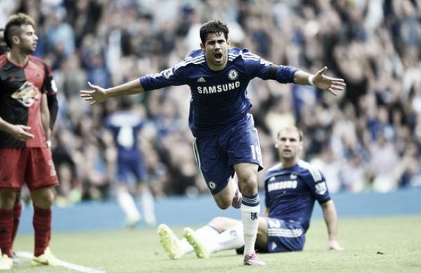 Diego Costa marca três vezes e Chelsea chega a quarta vitória na Premier League