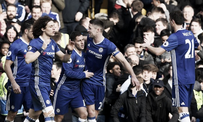 Premier League, il Chelsea fugge: 3-1 all'Arsenal