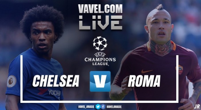 Resultado Chelsea x Roma pela Uefa Champions League 2017/18 (3-3)