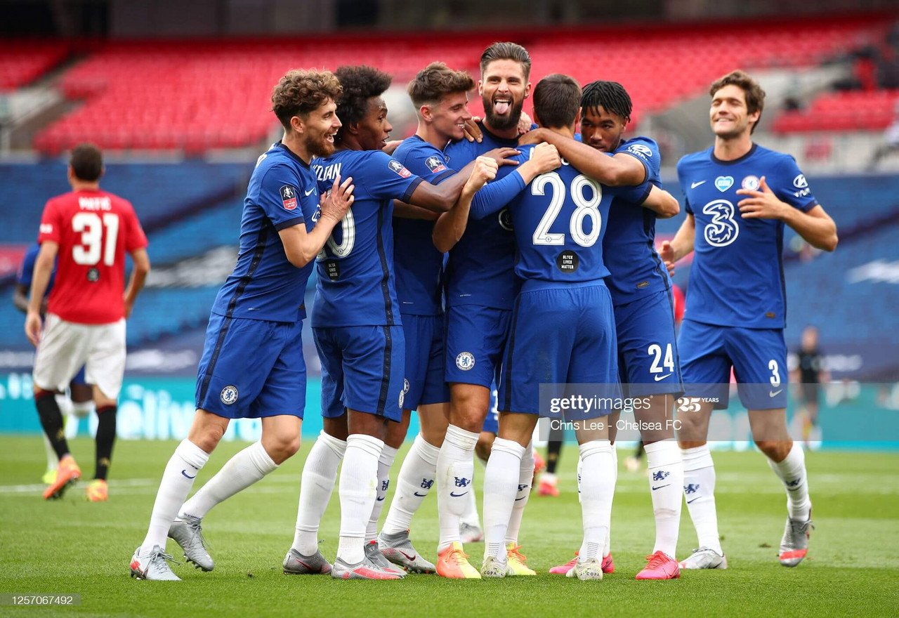 Chelsea 3-1 Manchester United: Blues book their place in FA Cup final