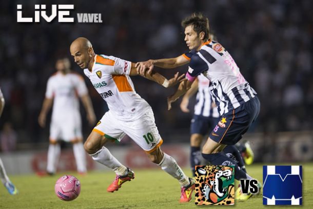 Chiapas - Monterrey en Liga MX 2014 (1-1)