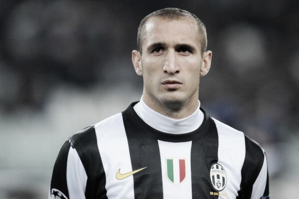Chiellini to miss next two weeks through injury