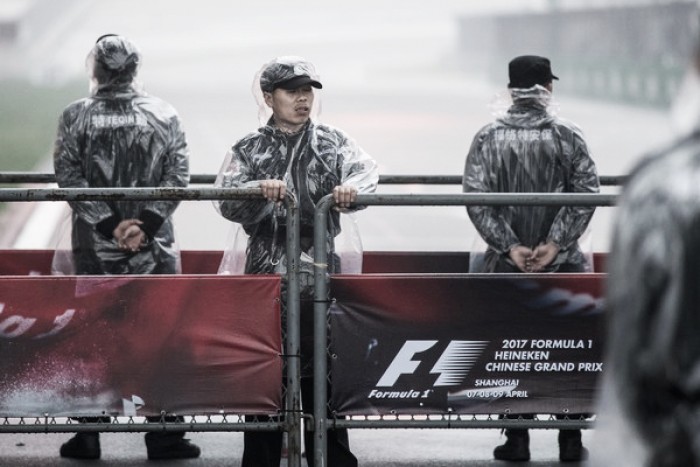 El Gran Premio de China casi se corre el sábado