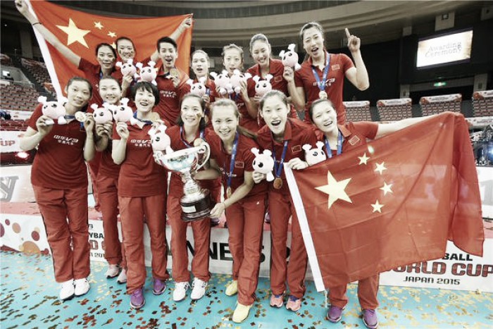Rumo à Olimpíada: seleção feminina de Vôlei da China