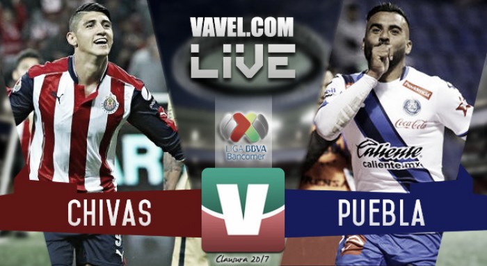 Resultado y goles del partido Chivas vs Puebla Liga MX 2017 (3-2) Resultado y goles del partido Chivas vs Puebla Liga MX 2017 (3-2)
