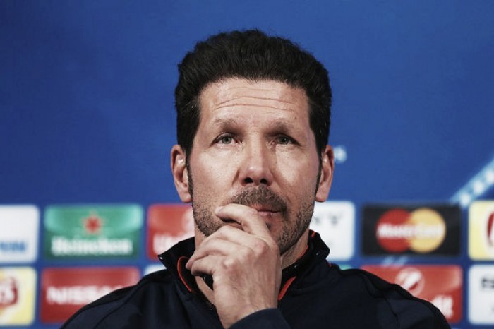 Simeone: "Domani sarà importante la forza mentale delle due squadre"