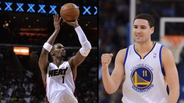 Chris Bosh, Klay Thompson Named Players Of The Week