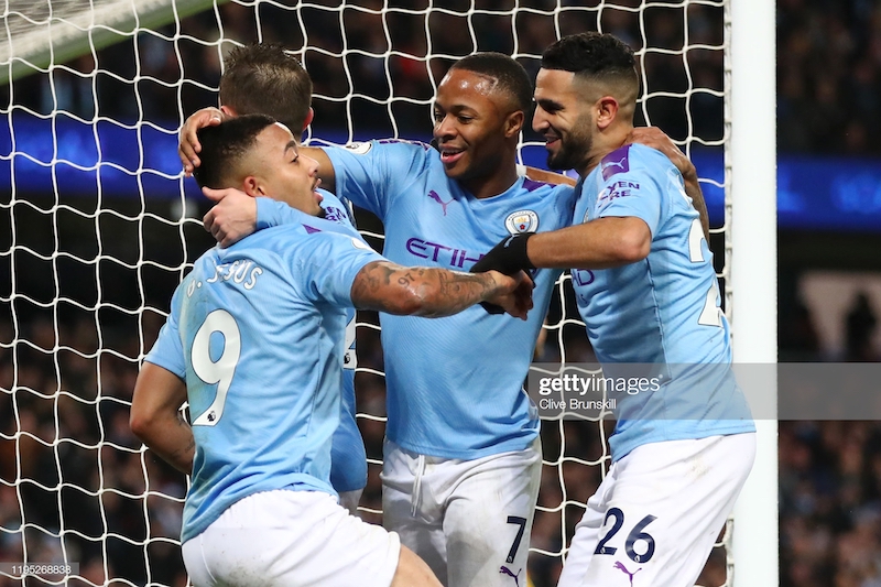 Manchester City 3-1 Leicester City: Guardiola gains ground on Foxes