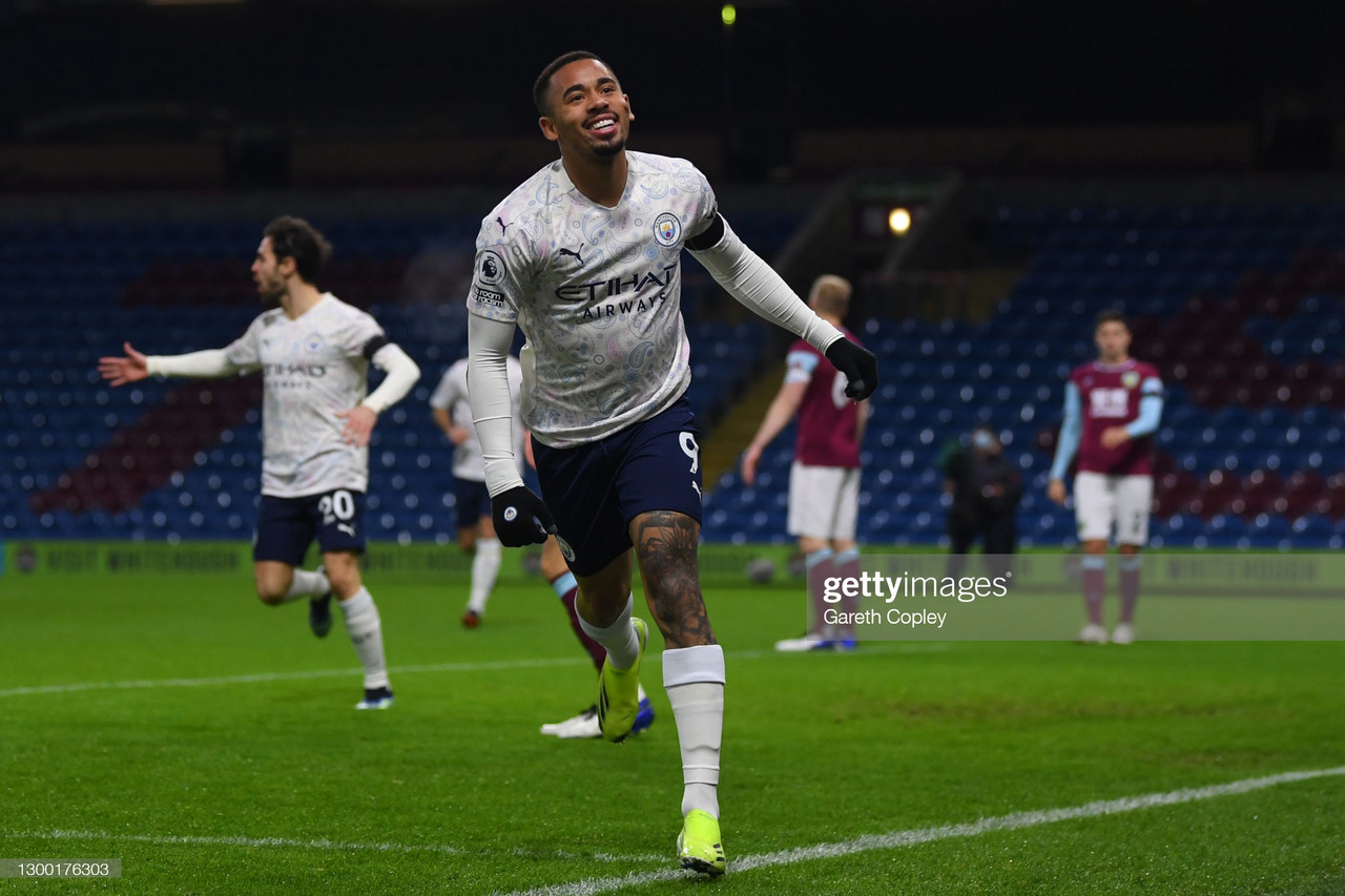 Burnley 0-2 Manchester City - 13 in a row for red hot league leaders