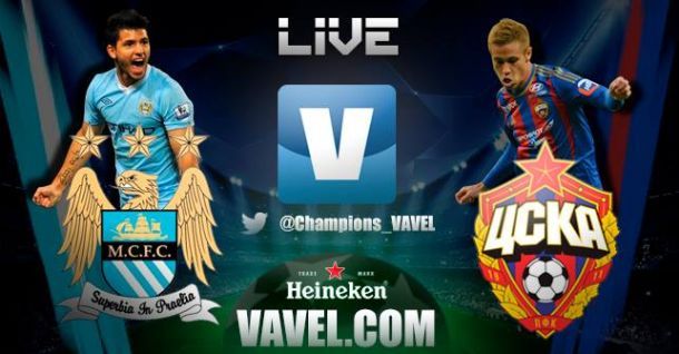 Diretta Manchester City - CSKA Mosca in Champions League