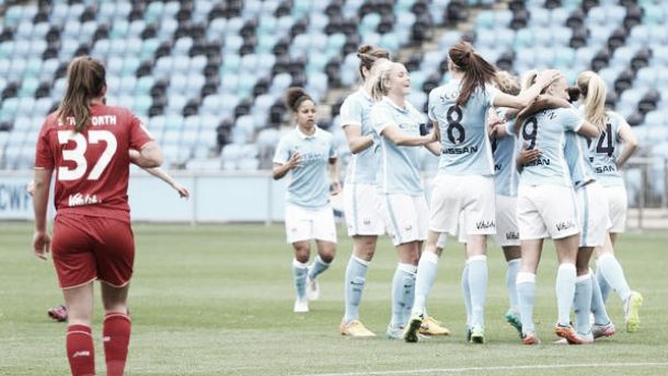 Man City Women 2-0 Liverpool Ladies: Duggan and Christiansen send Blues into quarter-finals