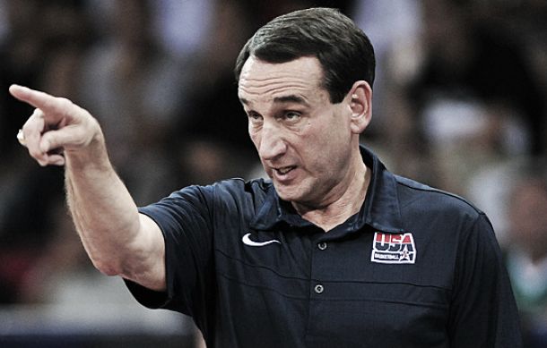 Mike Krzyzewski cesará como entrenador de USA Basketball tras los Juegos Olímpicos de Río
