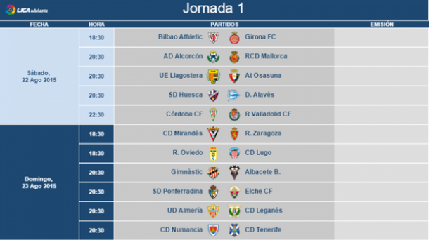 El Real Valladolid ya conoce los horarios de las dos primeras jornadas de Liga