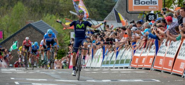 Valverde delivers on the Mur de Huy