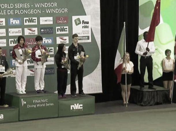Mexicanos finalizan con bronce su participación en la Serie Mundial de Clavados