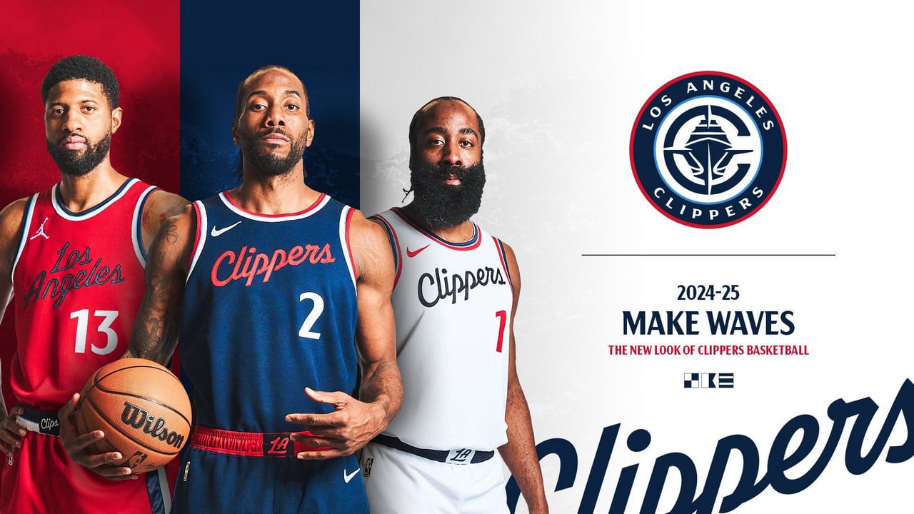 The Los Angeles Clippers presented the new logo and uniforms for the 2024-2025 season