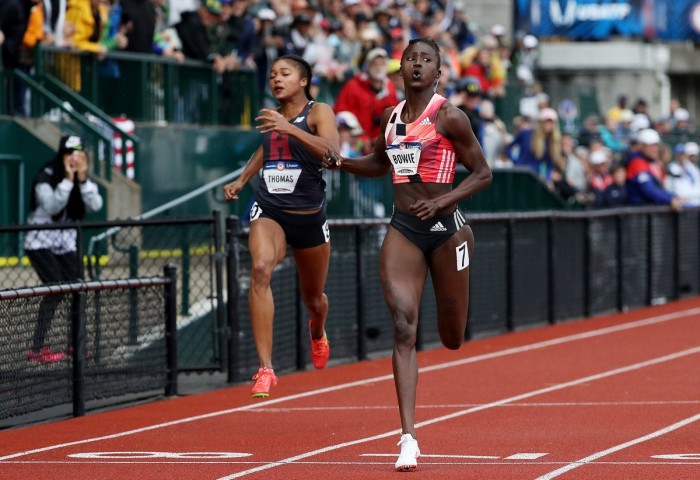 Atletica - Trials USA: Felix solo quarta nei 200, Kynard domina l'alto, Muhammad clamorosa sui 400 hs