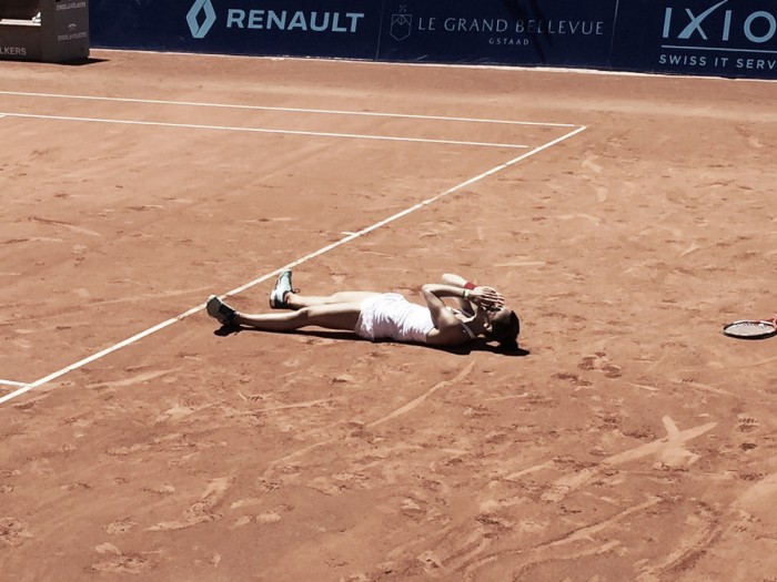 WTA Gstaad: Viktorija Golubic wins maiden title in front of home crowd in thrilling encounter against Kiki Bertens