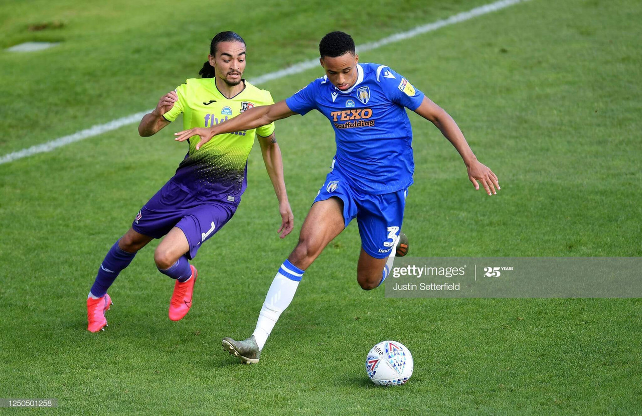 Colchester United 1-0 Exeter City: Cohen Bramall freekick puts Colchester in play-off driving seat 