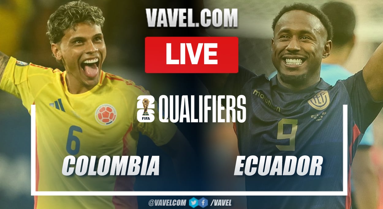 Colombia vs Ecuador LIVE Score Updates, 2026 World Cup Qualifier (0-1) | 19 November 2024