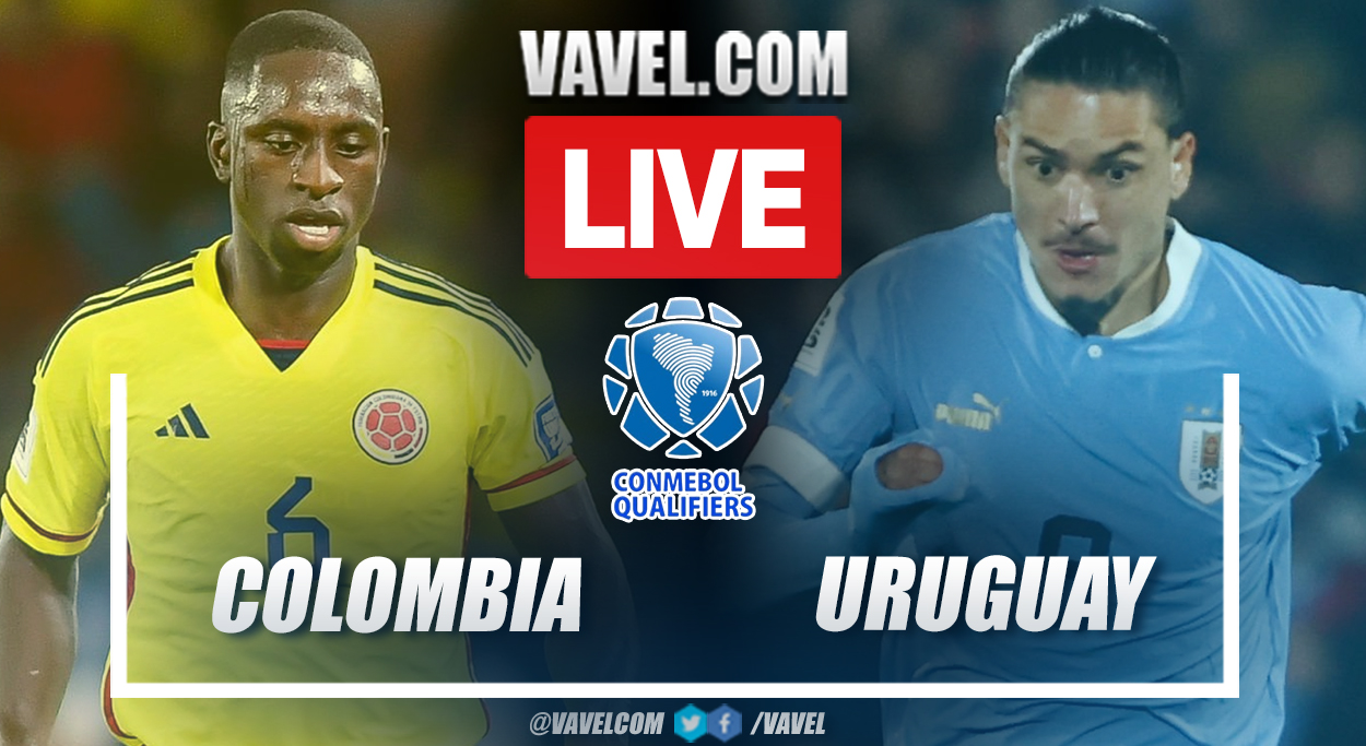Colombia 2-2 Uruguay live updates of the Conmebol 2026 World Cup Qualifiers, UK, USA, USA