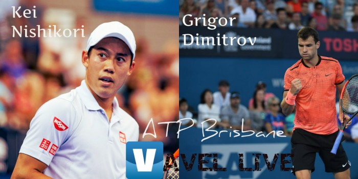 Risultato Nishikori - Dimitrov in ATP 250 Brisbane - Trionfa Dimitrov! (1-2)