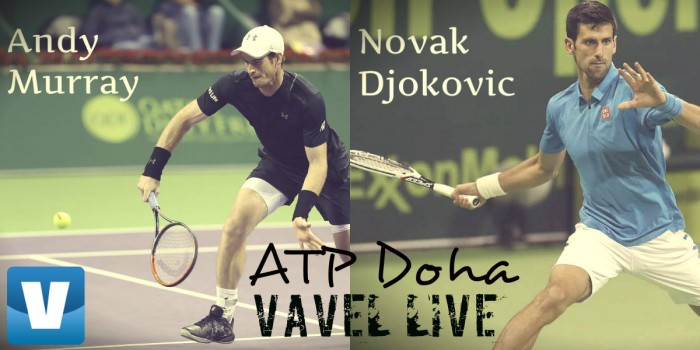 Risultato Murray - Djokovic in ATP 250 Doha (1-2) - Trionfa Djokovic