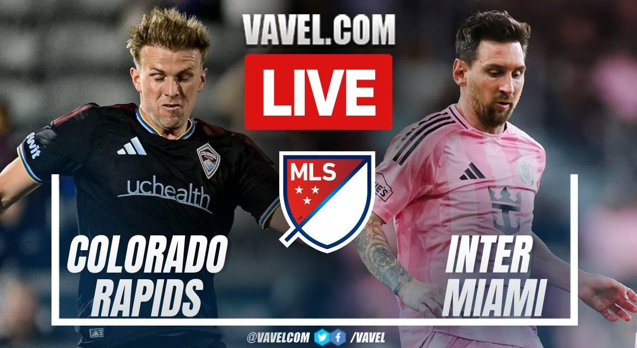 Colorado Rapids vs Inter Miami LIVE Score Updates (0-1)