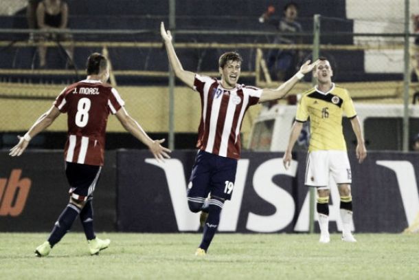 Colombia Cayó 4 – 0 ante Paraguay en el Hexagonal Final del
Sudamericano Sub-17 Colombia Cayó 4 – 0 ante Paraguay en el Hexagonal Final del
Sudamericano Sub-17