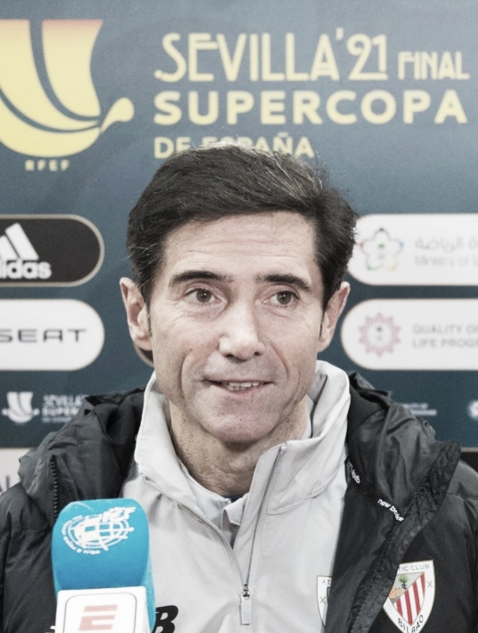 Marcelino: "Lo importante era pasar y lo hemos logrado" Marcelino: "Lo importante era pasar y lo hemos logrado"