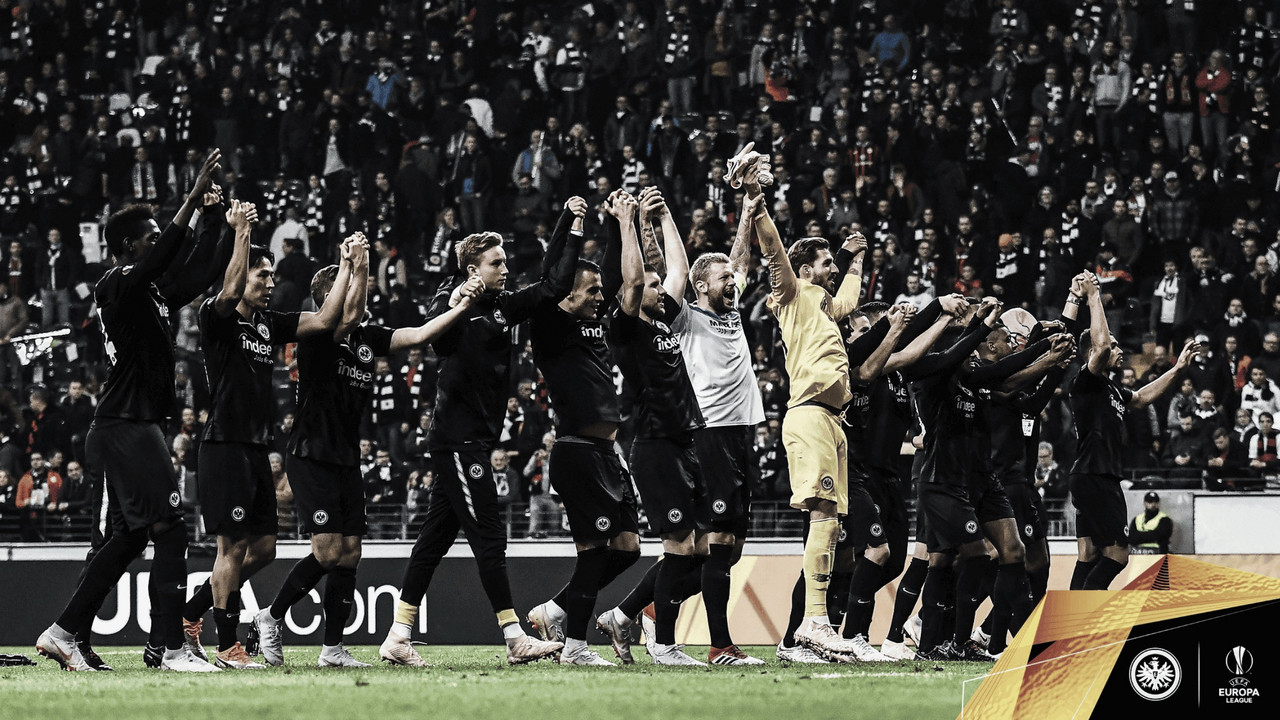 Entre amonestaciones, el Eintracht golea a la Lazio
